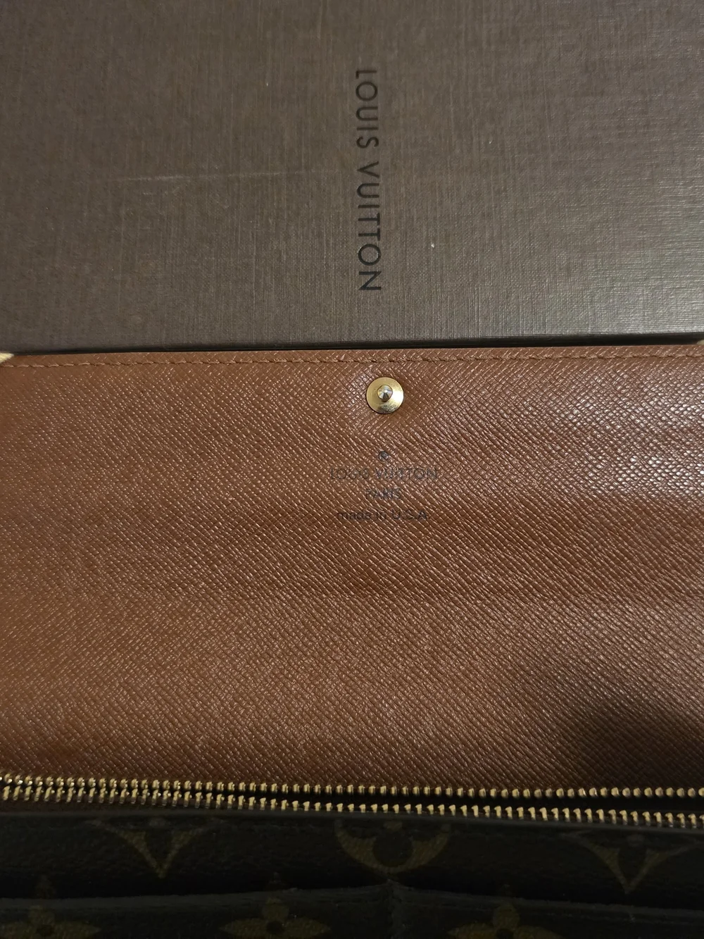 Authentic Louis Vuittom Monogram Long Wallet